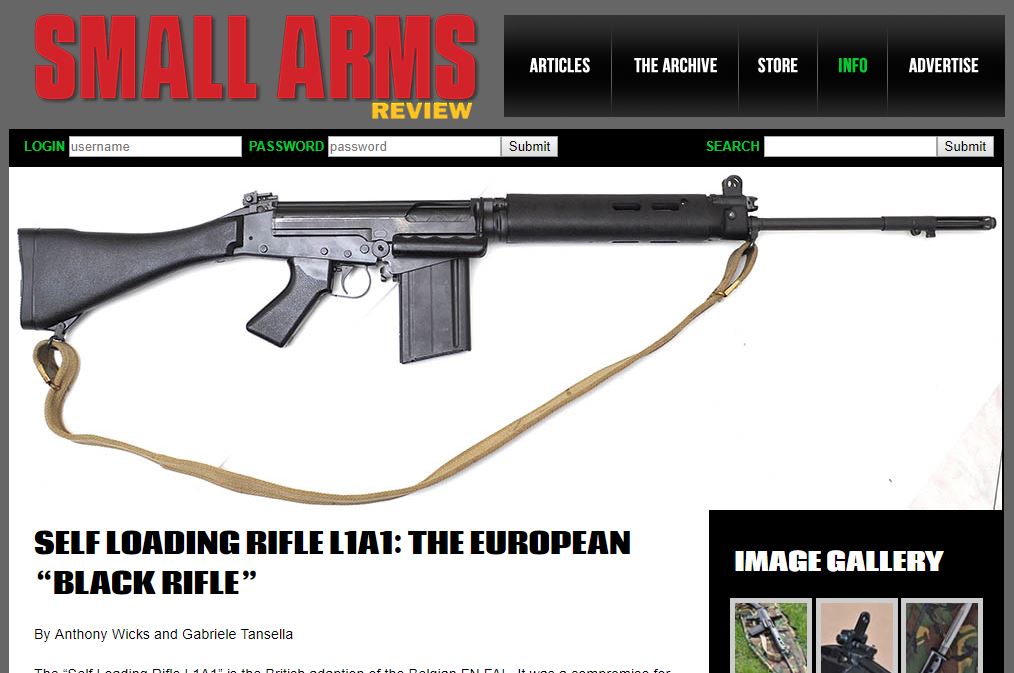 SELF LOANDING RIFLE L1A1: THE EUROPEAN BLACK RIFLE