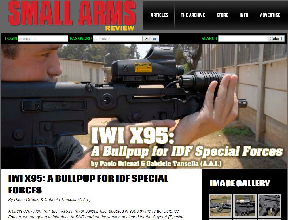 IWI X95: A BULLPUP FOR IDF SPECIAL FORCES